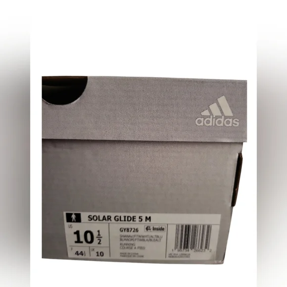 adidas Solar Glide 5 Shadow Navy/White/Altered Blue 10.5 D (M) - Picture 8 of 9